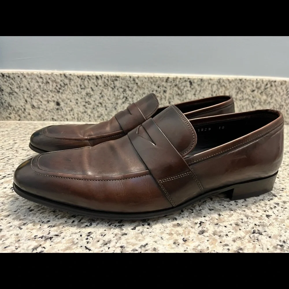To Boot New York Loafers Brown Made in Italy - Picture 4 of 7